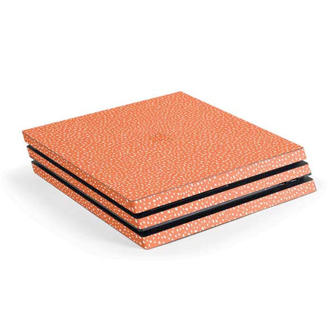 Orange Spots PlayStation PS4 Skins
